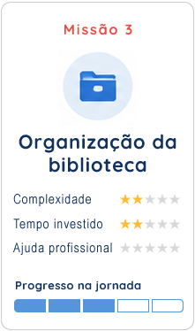 Organização da biblioteca